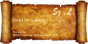 Szelle Laura névjegykártya